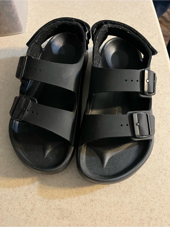 Birkenstock Other - Mens Black Adjustable Double-Strap Comfort Birkenstock Sandals